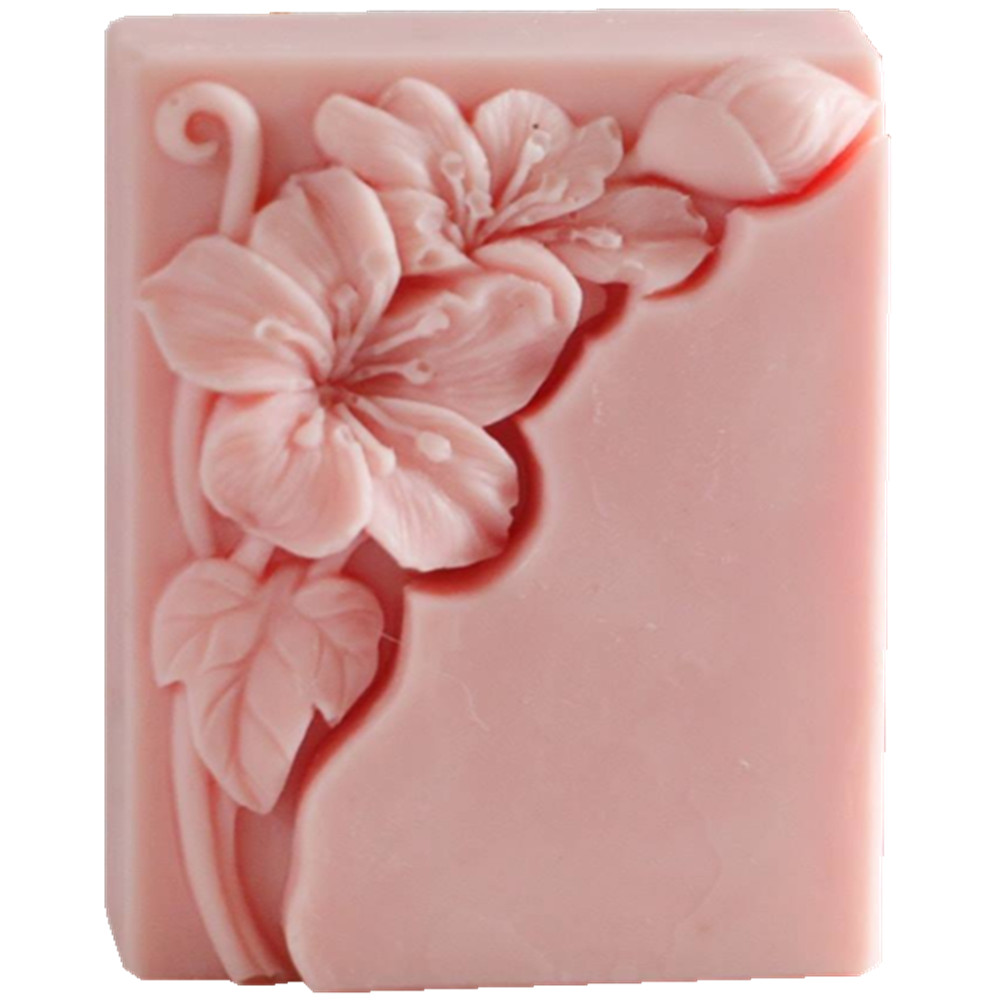 Soap Making Cold Process - Xinh Xắn Họa Tiết Hoa Xà