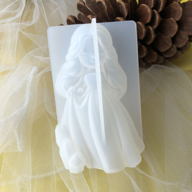 Soap Making Kits - 3D Cute Princess Silicone Candle Mould
