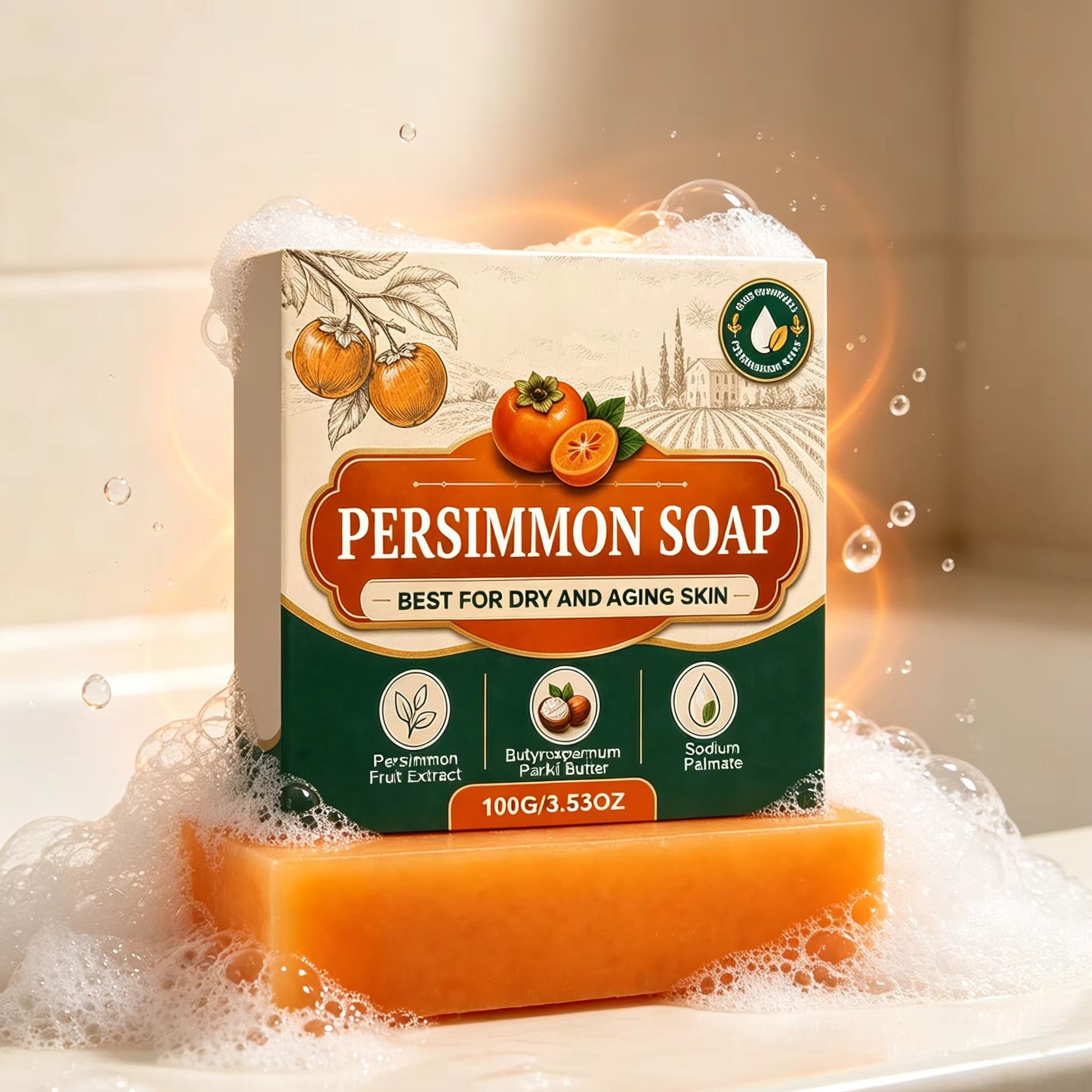 Shea Butter Raw - Persimmon Soap Body Odor Removal Improve