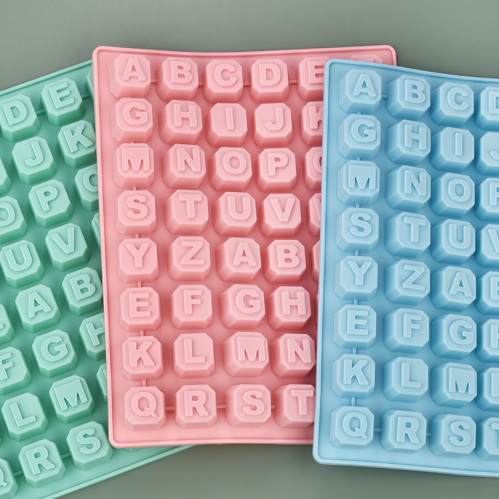 Soap Making Kits - 48 Letter Enghish Alphabet letter Silicone
