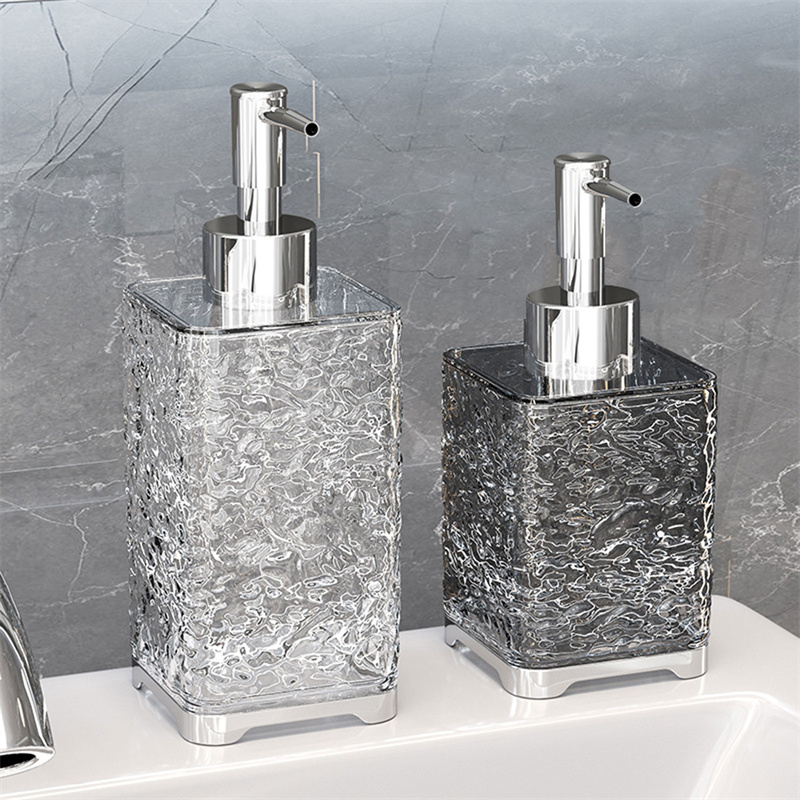 Soap Making Jar - Acrylic Soap Dispenser Bottles Refillable Press