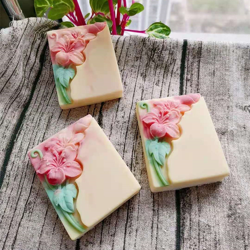 Xinh Xắn Họa Tiết Hoa Xà Phòng - đánh giá và giá Soap Making Cold Process