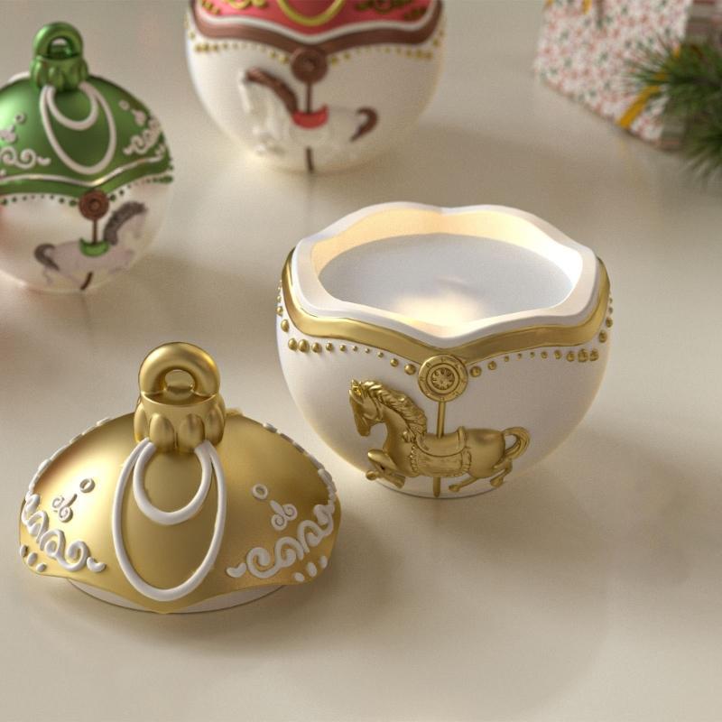 Y1UD Giáng Sinh Bóng Nến Silic - đánh giá và giá Soap Making Jar