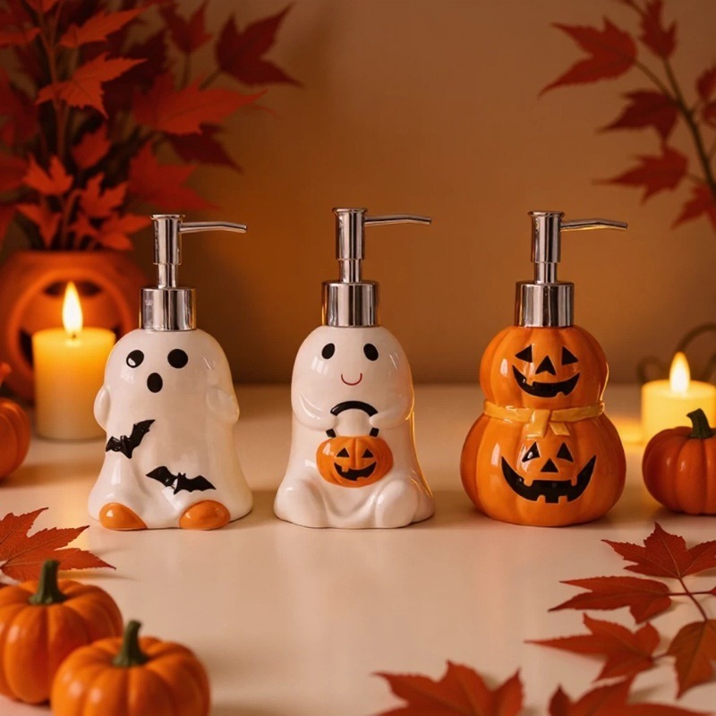 280ML Halloween Ghost Pumpkin  - đánh giá và giá Soap Making Jar