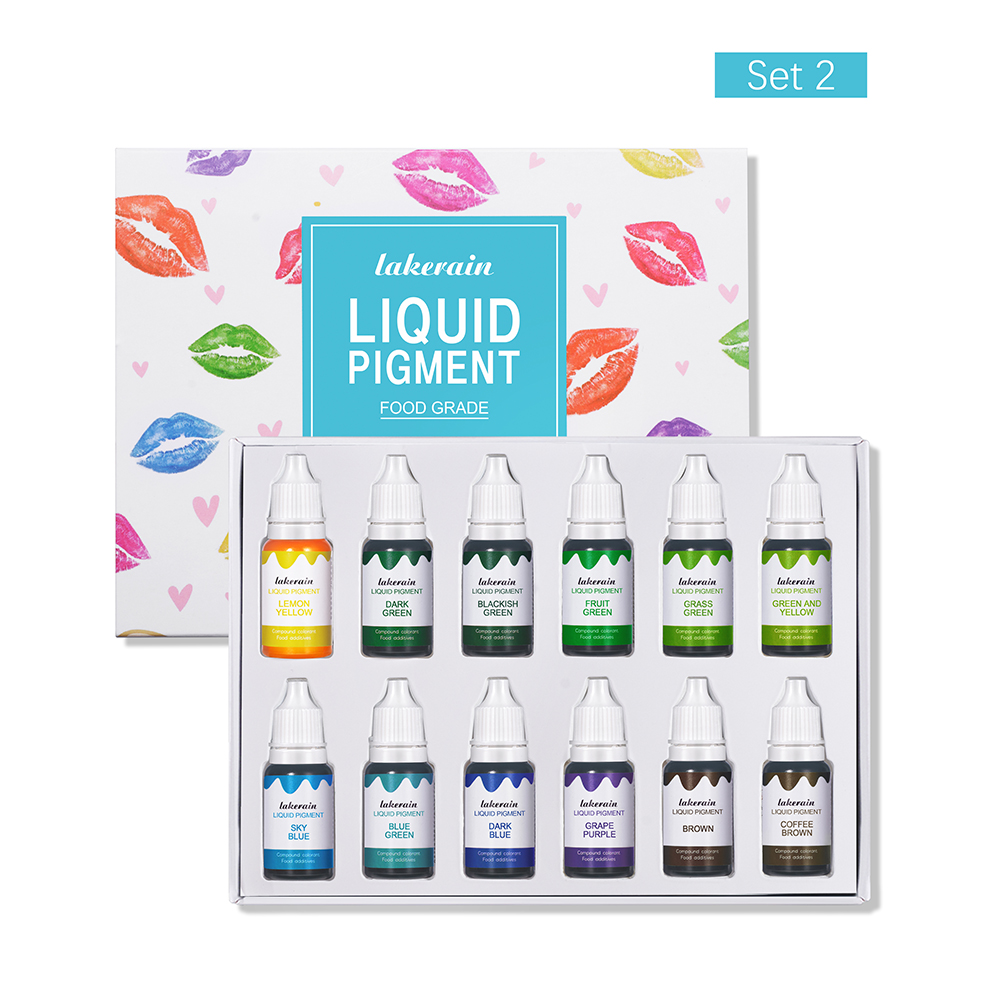 12pcs/Set DIY Liquid Pigment K - đánh giá và giá Soap Making Using Soap Base