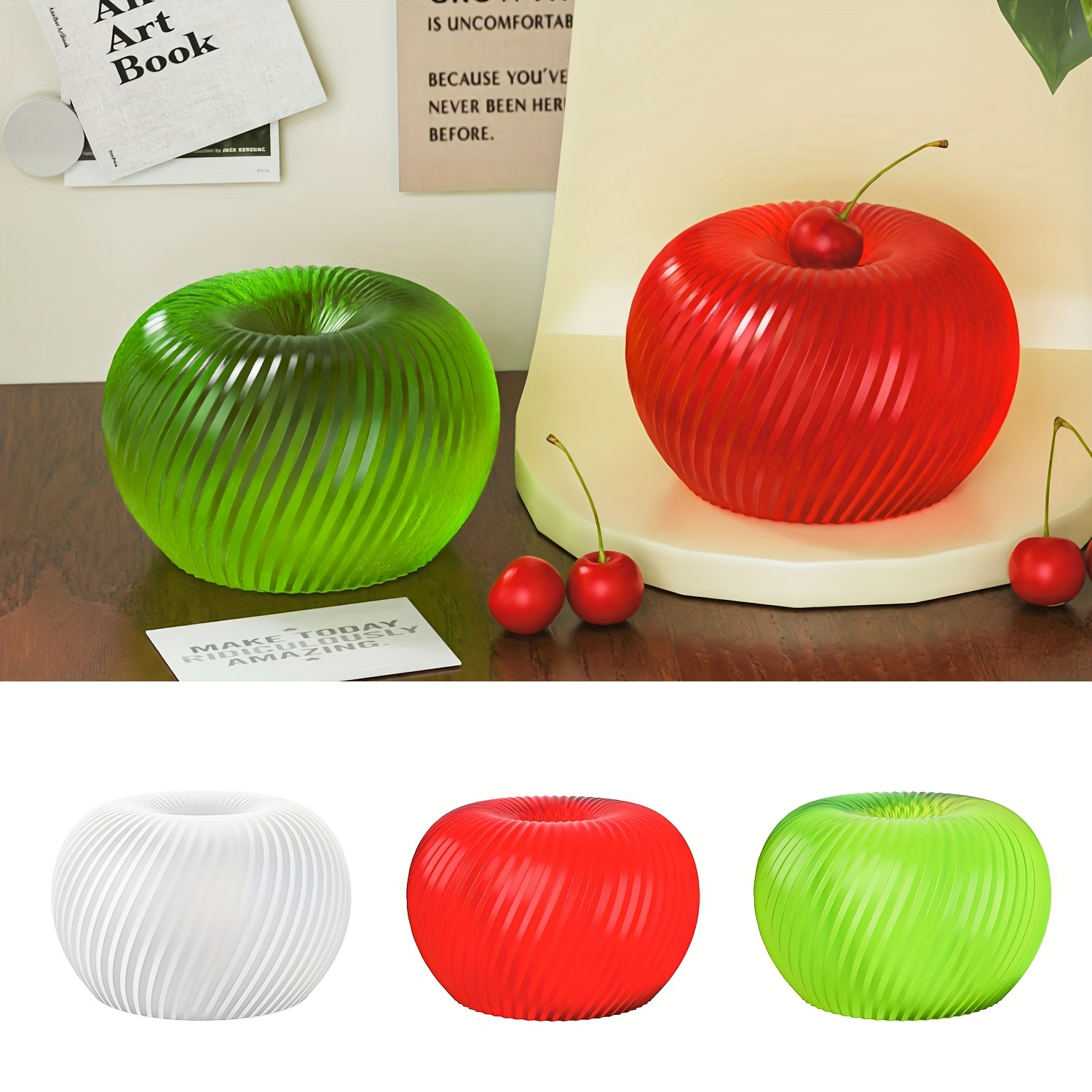 A trendy red apple silicone mo - đánh giá và giá Soap Making Kits